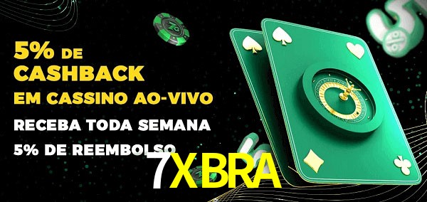 Promoções do cassino ao Vivo 7XBRA